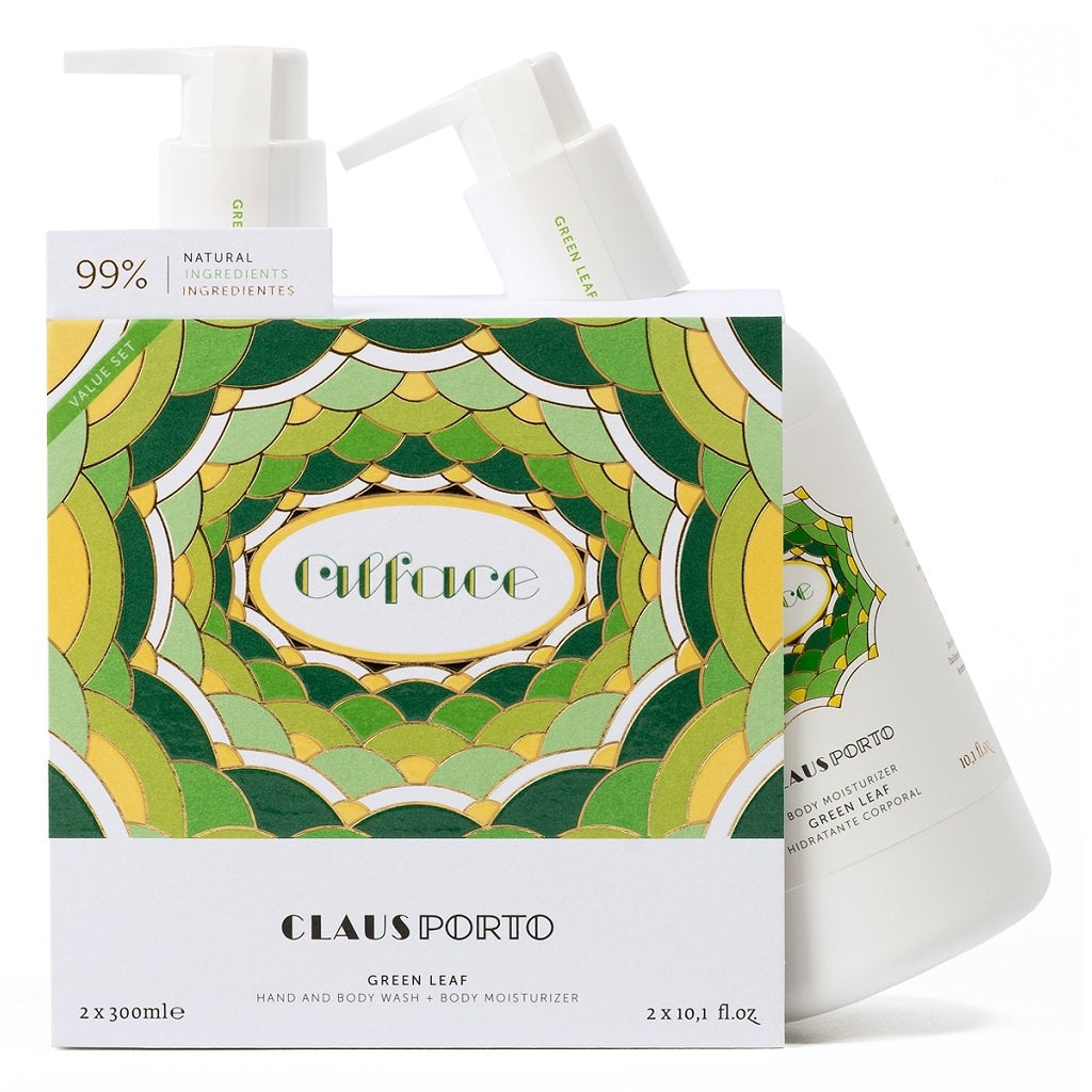Duo Set Body Care Alface Green Leaf