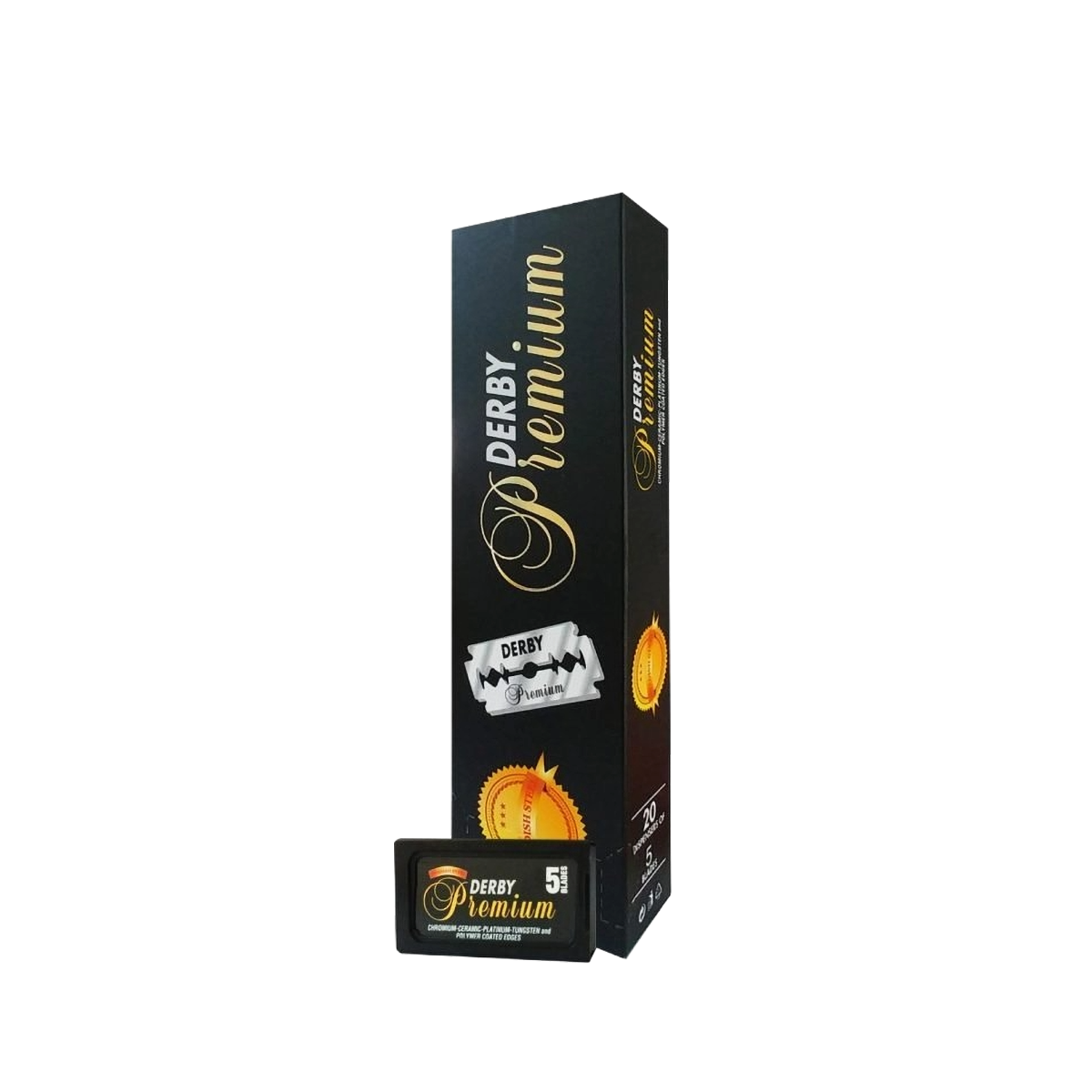 Premium Double Edge Razor Blades 100-Pack