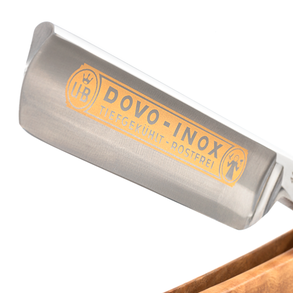 Straight Razor Inox Olijfhout 5/8