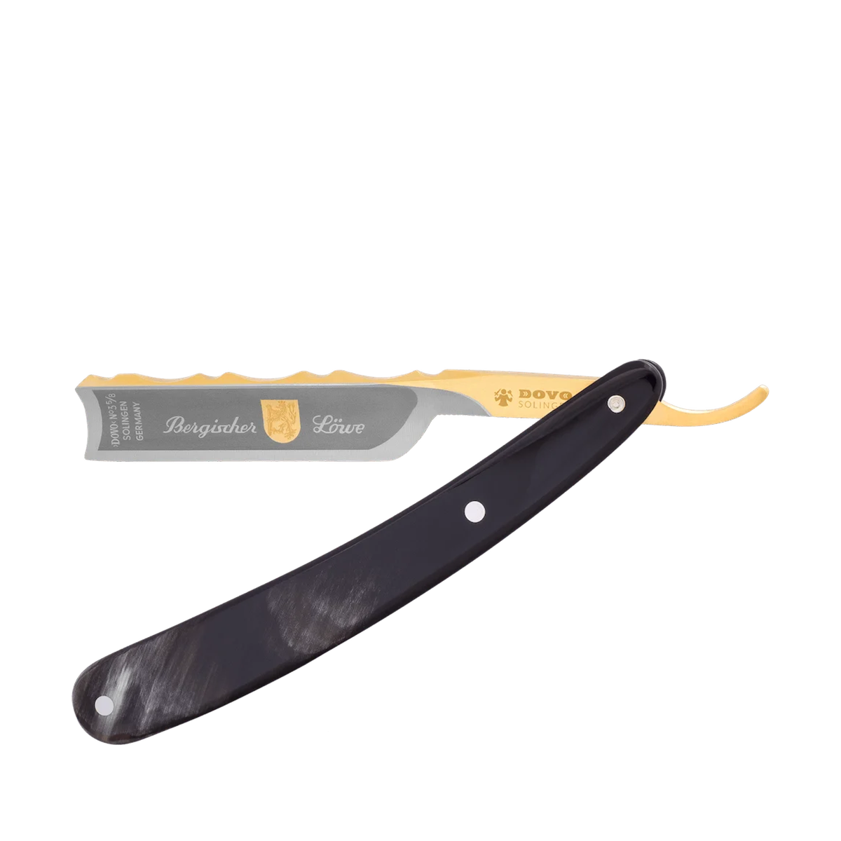 Bergischer Löwe Straight Razor Ebony 6/8