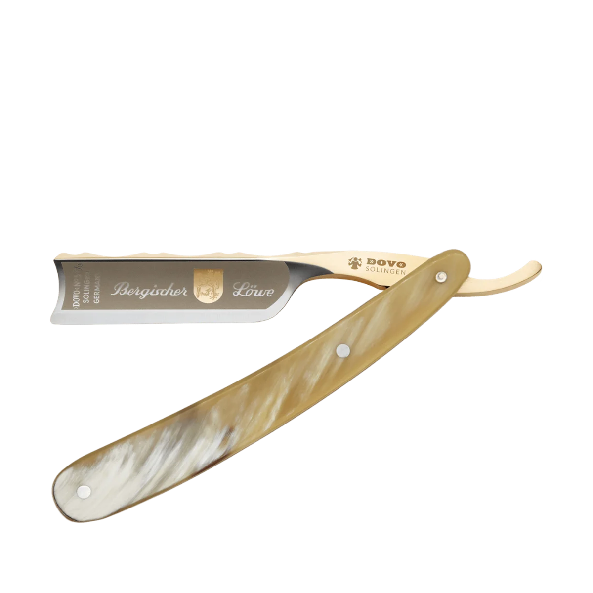 Bergischer Löwe Straight Razor Horn 6/8