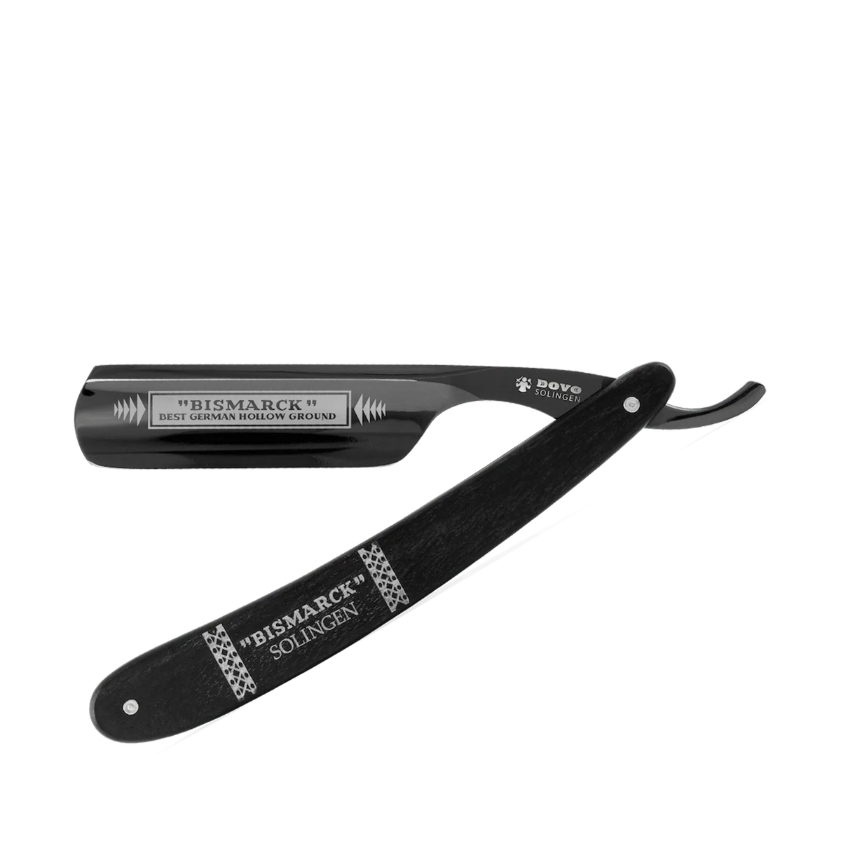 Bismarck Straight Razor Ebony 6/8