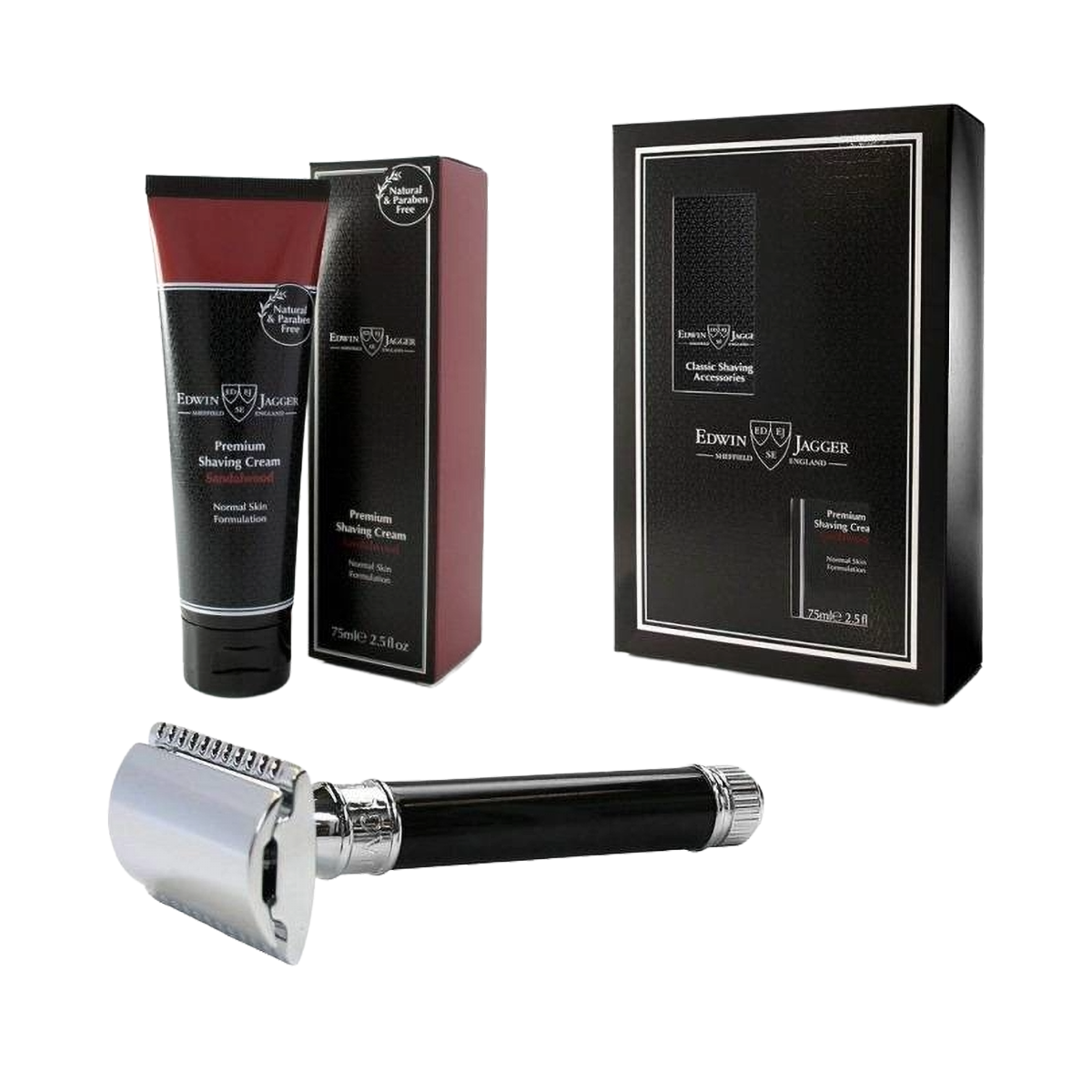 Safety Razor Shaving Set Sandalwood