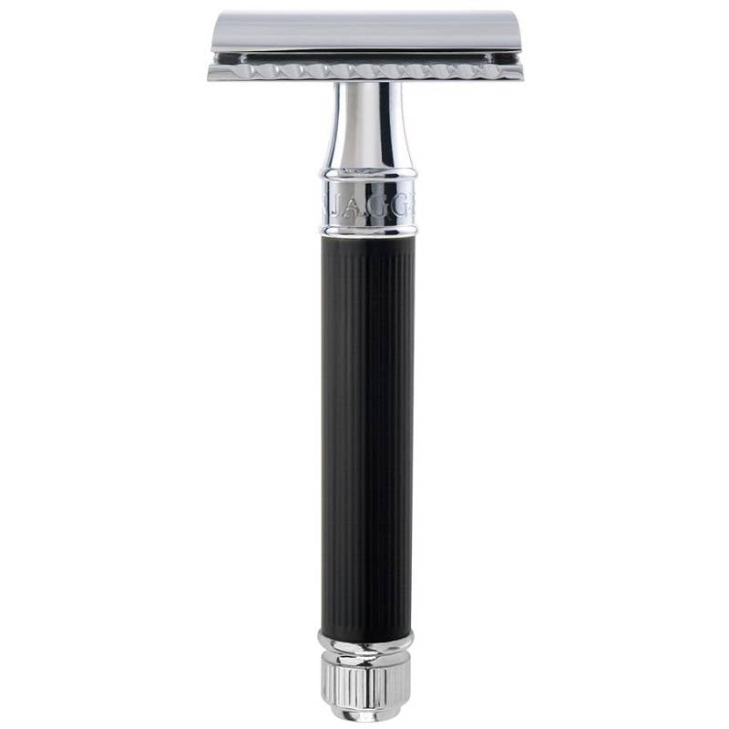 Rubber Coating Double Edge Safety Razor Zwart
