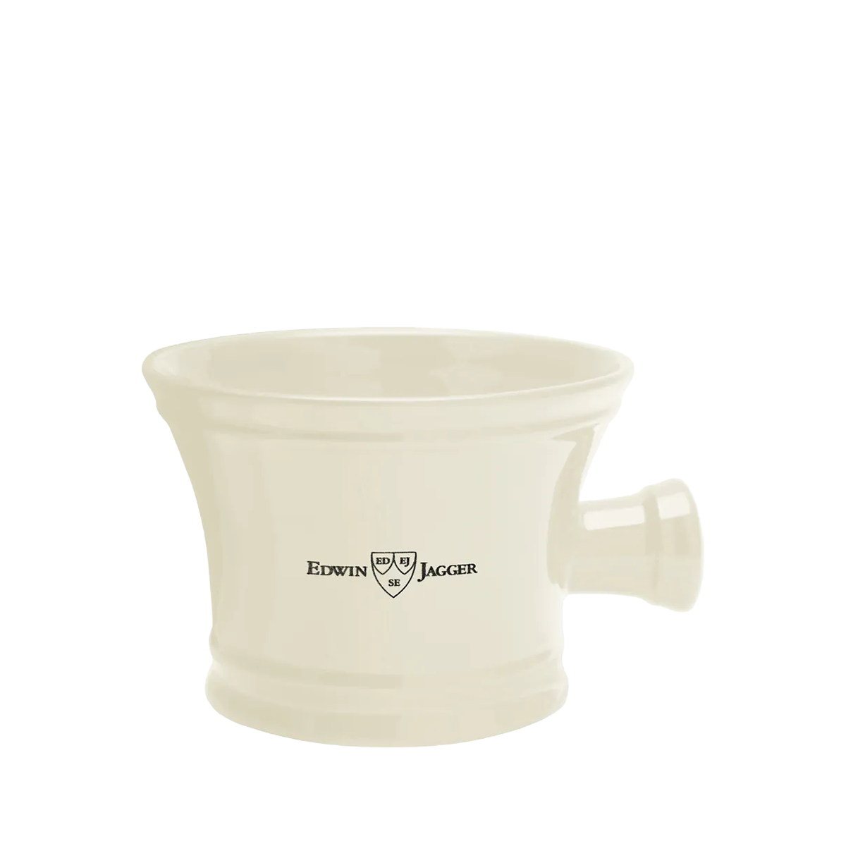 Porcelain Shaving Bowl Ivory with Handle