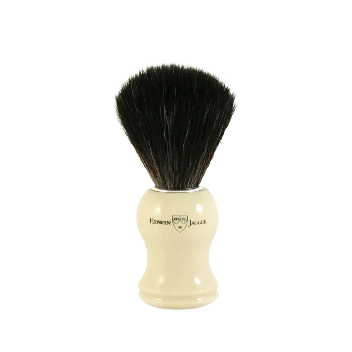 Black Fibre Shaving Brush Ivory