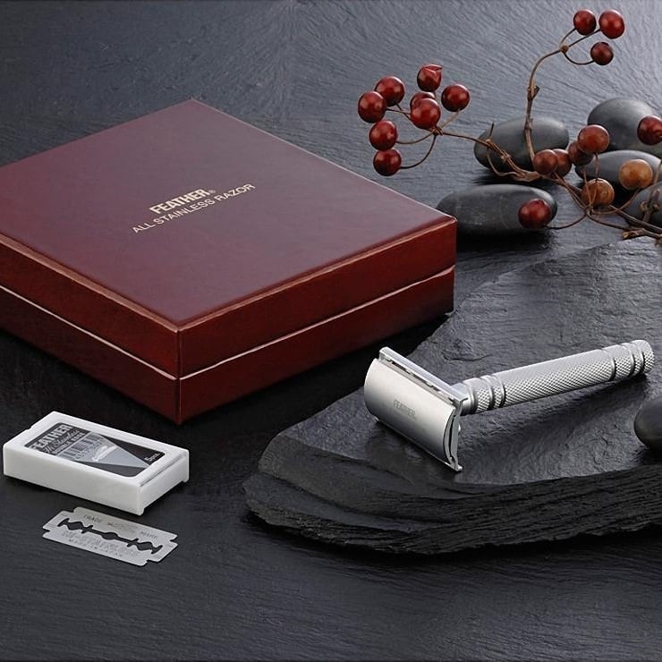 Double Edge Safety Razor Mat Chroom