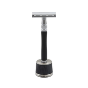 Safety Razor Black Wood with Stand