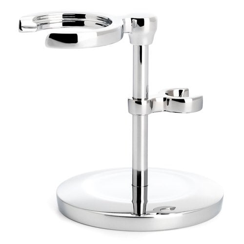 Classic Scheerkwast & Razor Standaard Chroom
