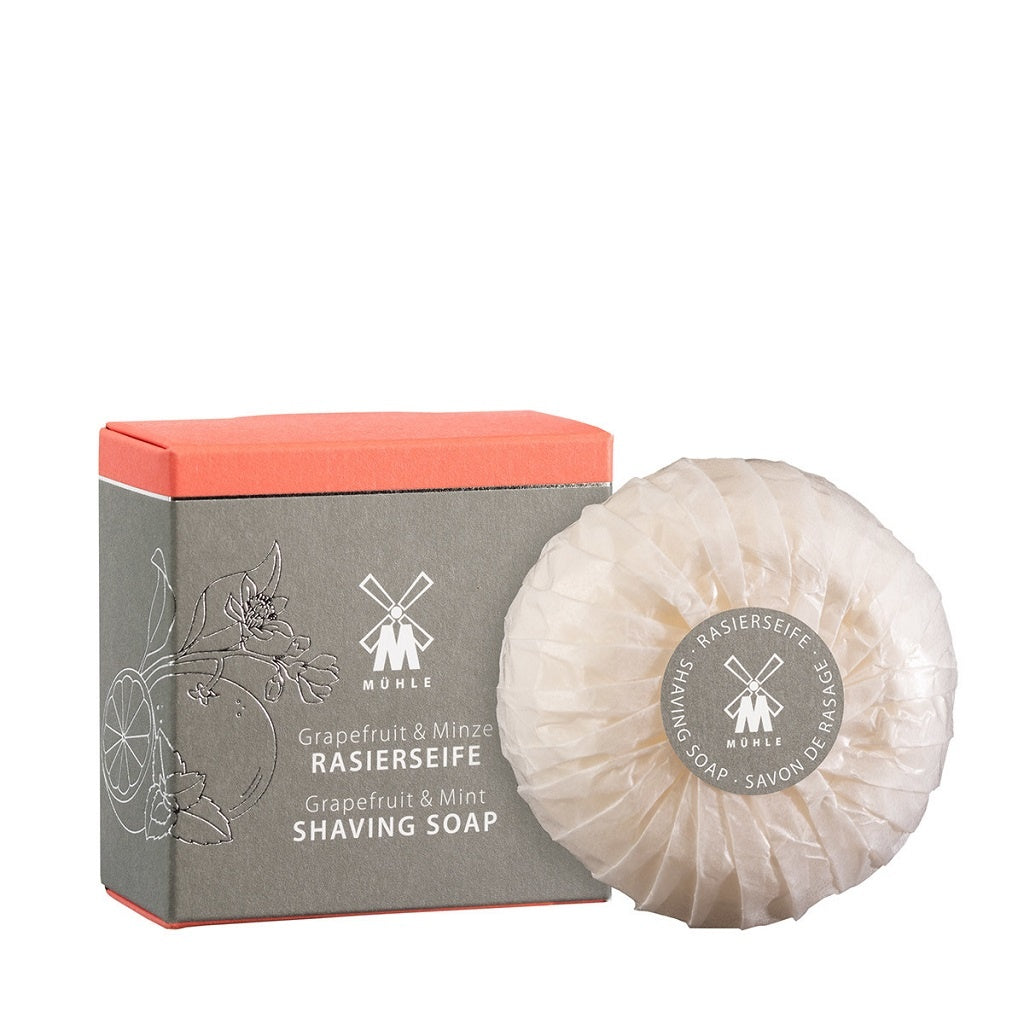 Scheerzeep Grapefruit & Mint - Navulverpakking 65g