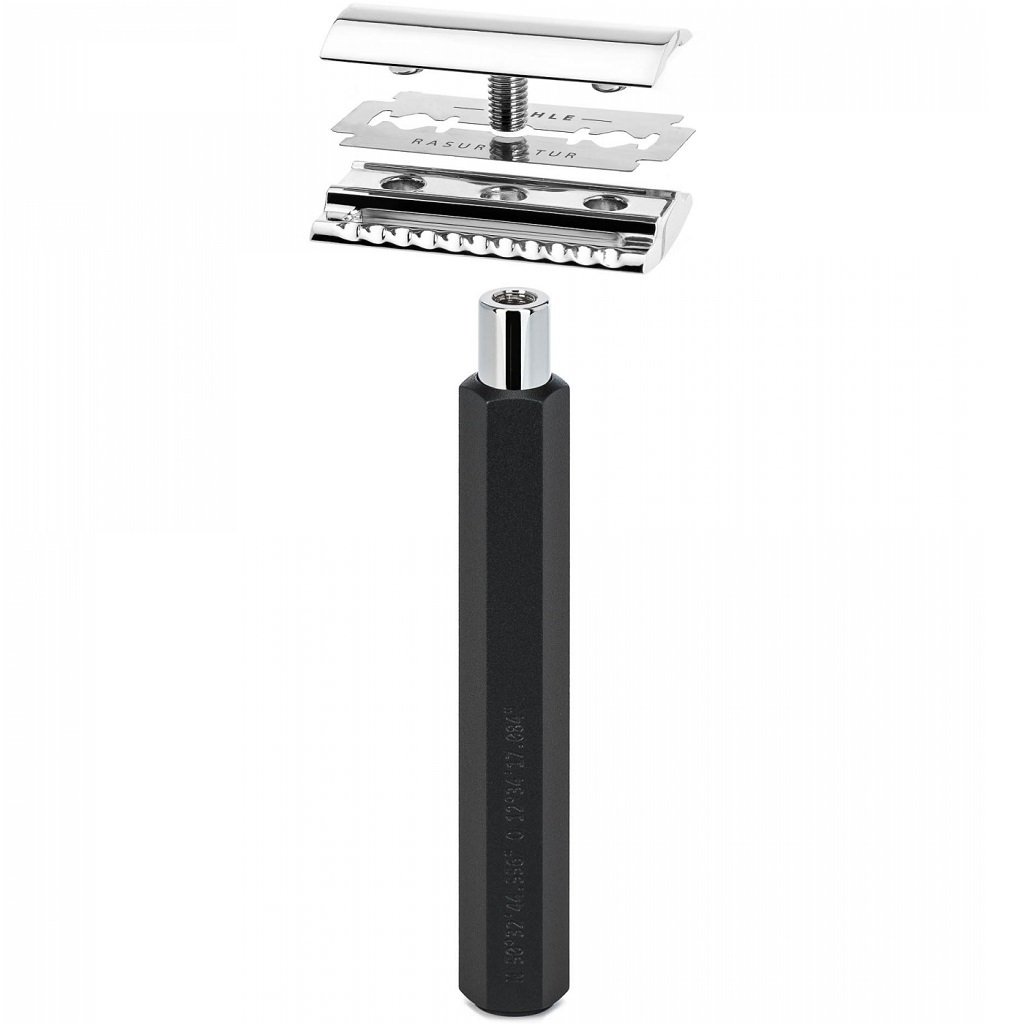 Double Edge Safety Razor Hexagon Graphite