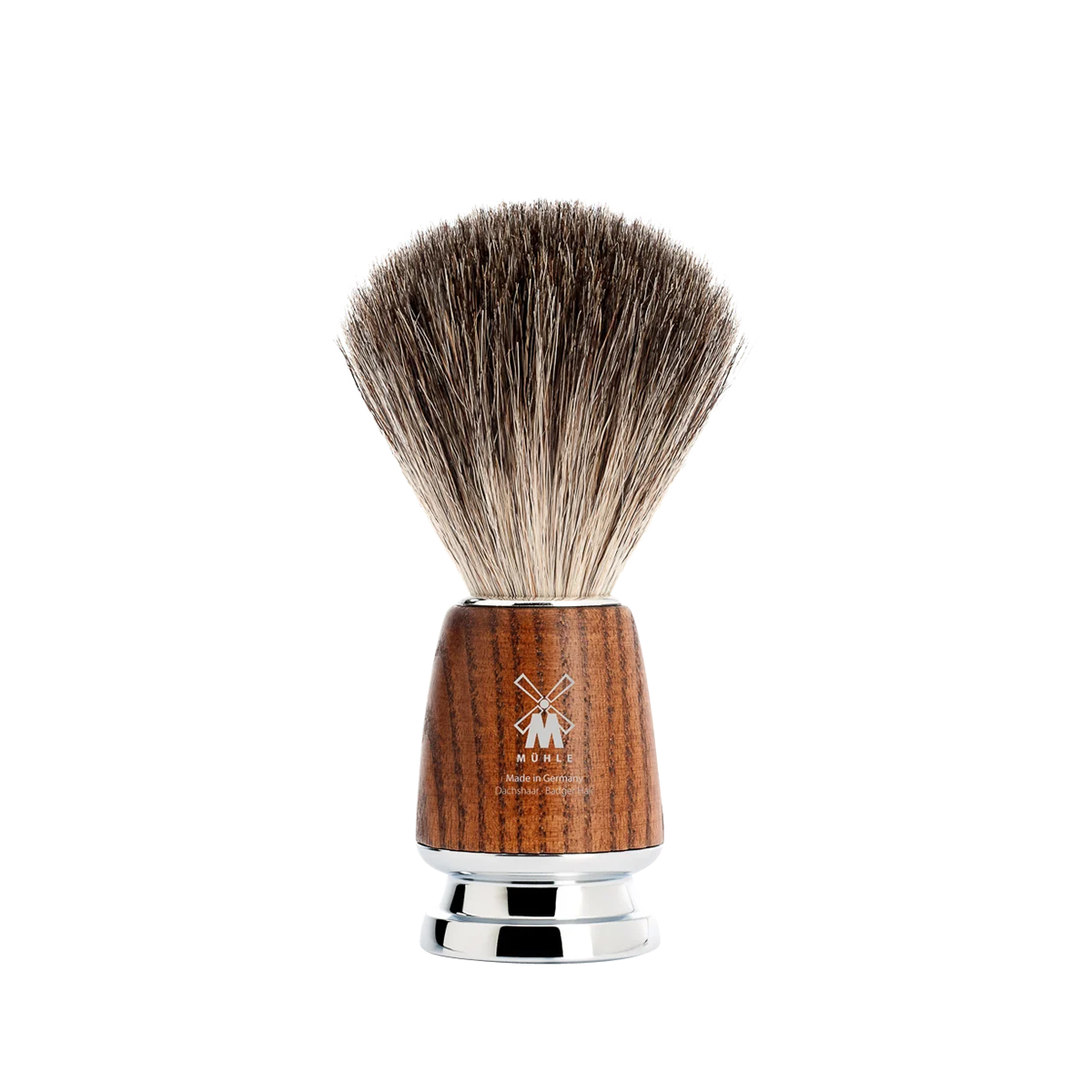 Rytmo Pure Badger Shaving Brush Steamed Ash