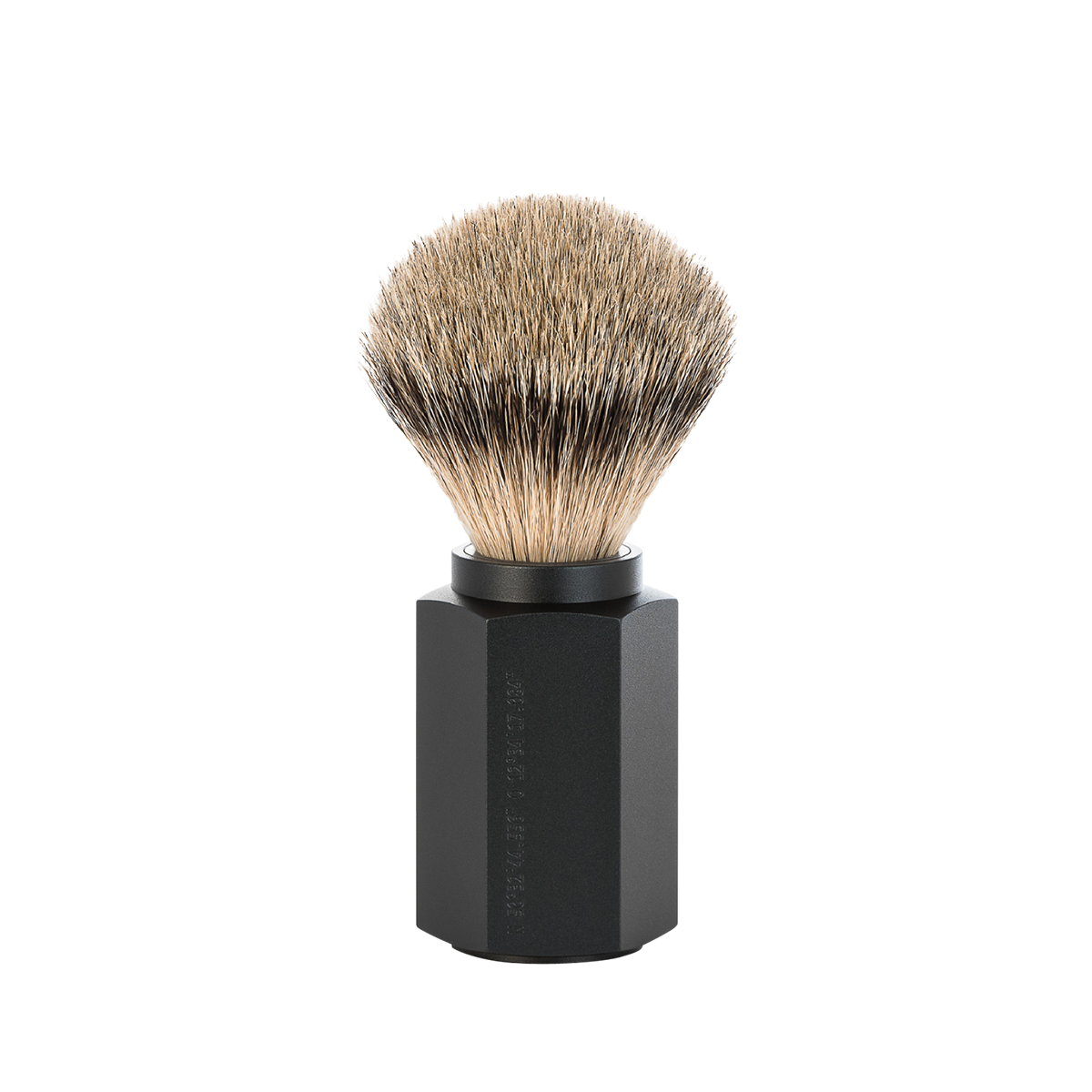 Hexagon Silvertip Shaving Brush Graphite
