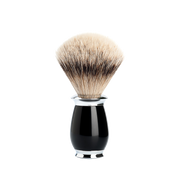 Purist Silvertip Shaving Brush Black
