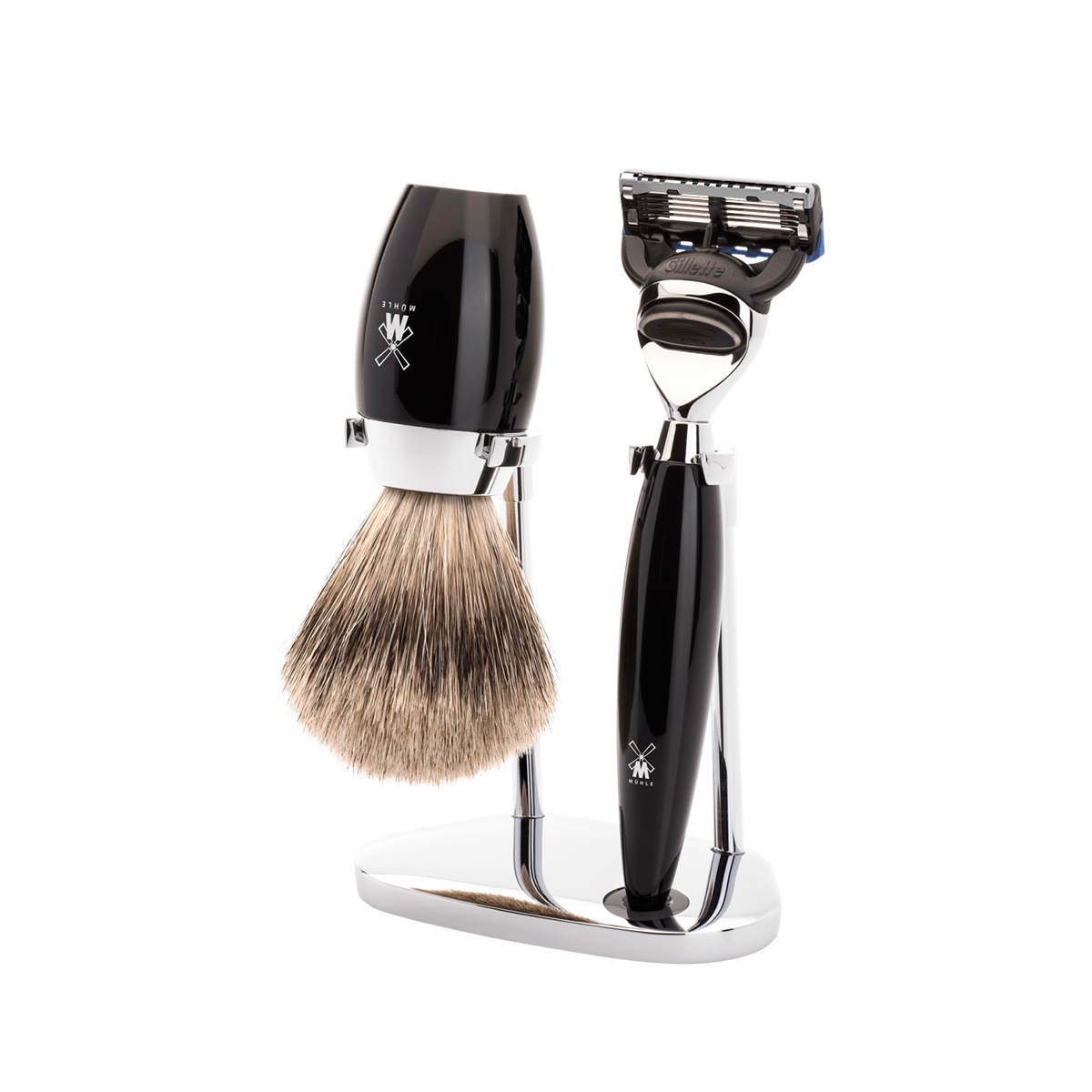 Kosmo Fusion Shaving Set Black 3-Piece