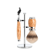 Purist Fusion Shaving Set Masur Birch 3-Piece