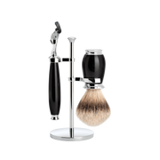 Purist Fusion Shaving Set Black 3-Piece