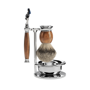 Sophist Fusion Shaving Set Ironwood 4-Piece