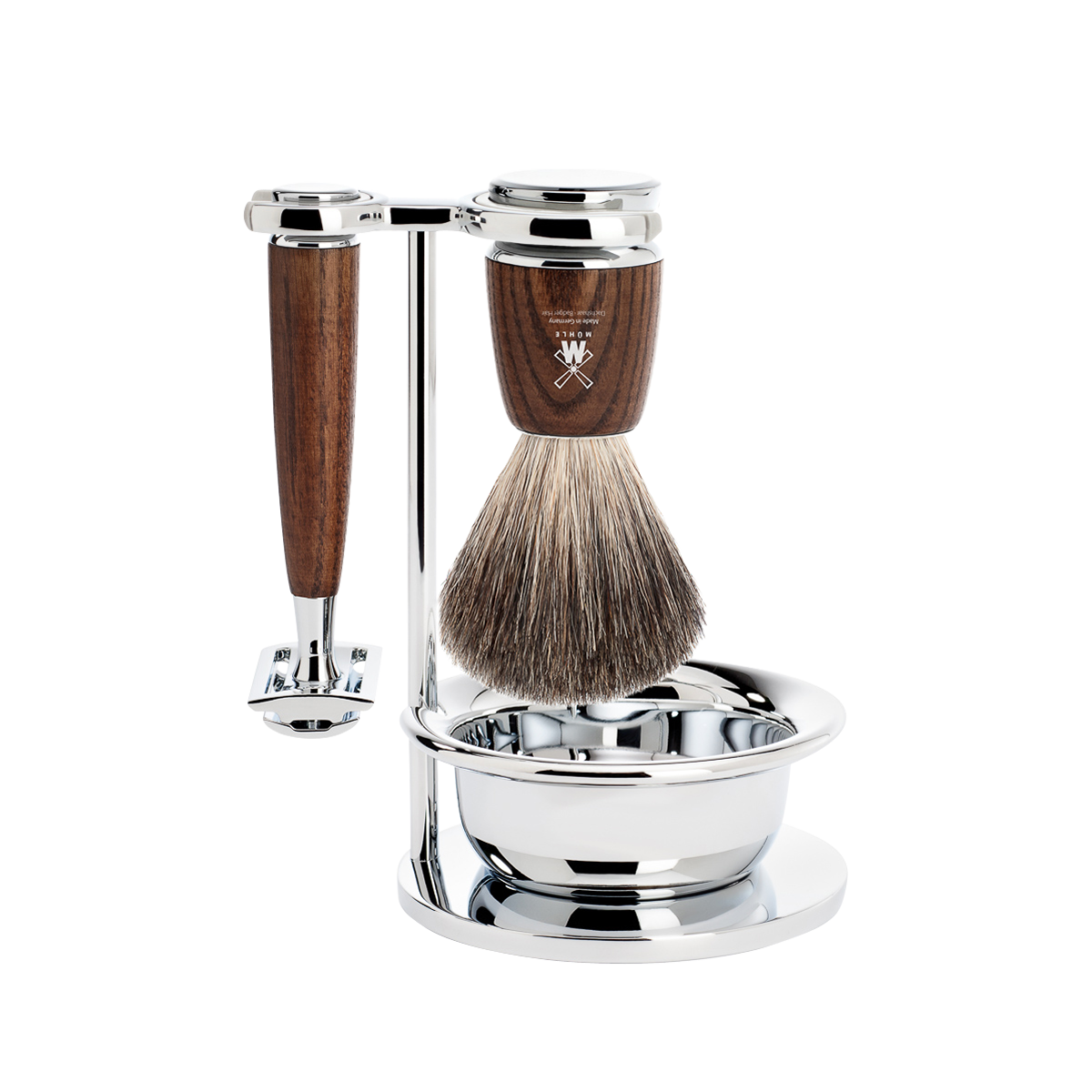Rytmo Shaving Set Steamed Ash 4-Piece
