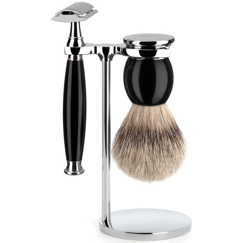 Scheerset Sophist Zwart (3-delig)