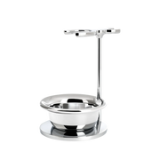 Sophist Shaving Stand with Bowl Chrome