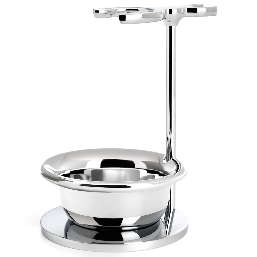 Sophist Scheerkwast & Razor Standaard Chroom