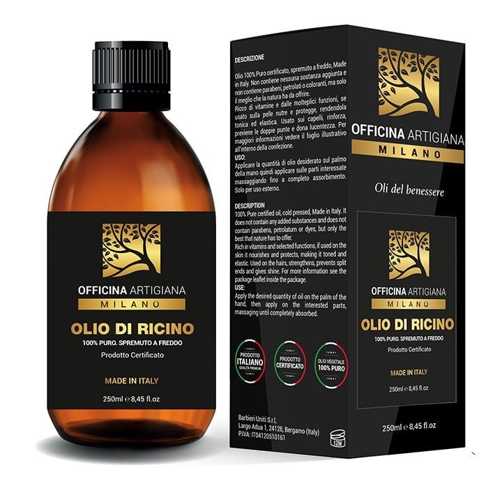 100% Pure Certified Castor Oil 250 ml