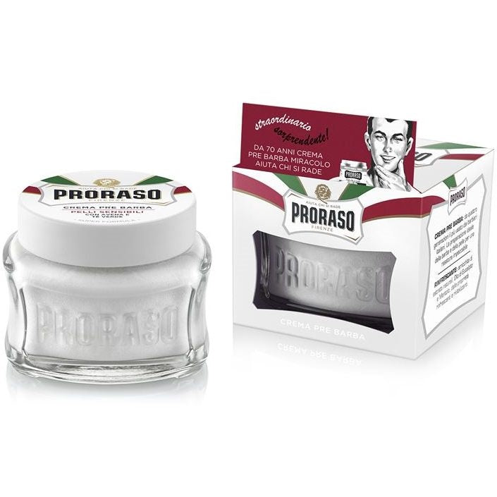 White Sensitive Pre-Shave Cream 100 ml