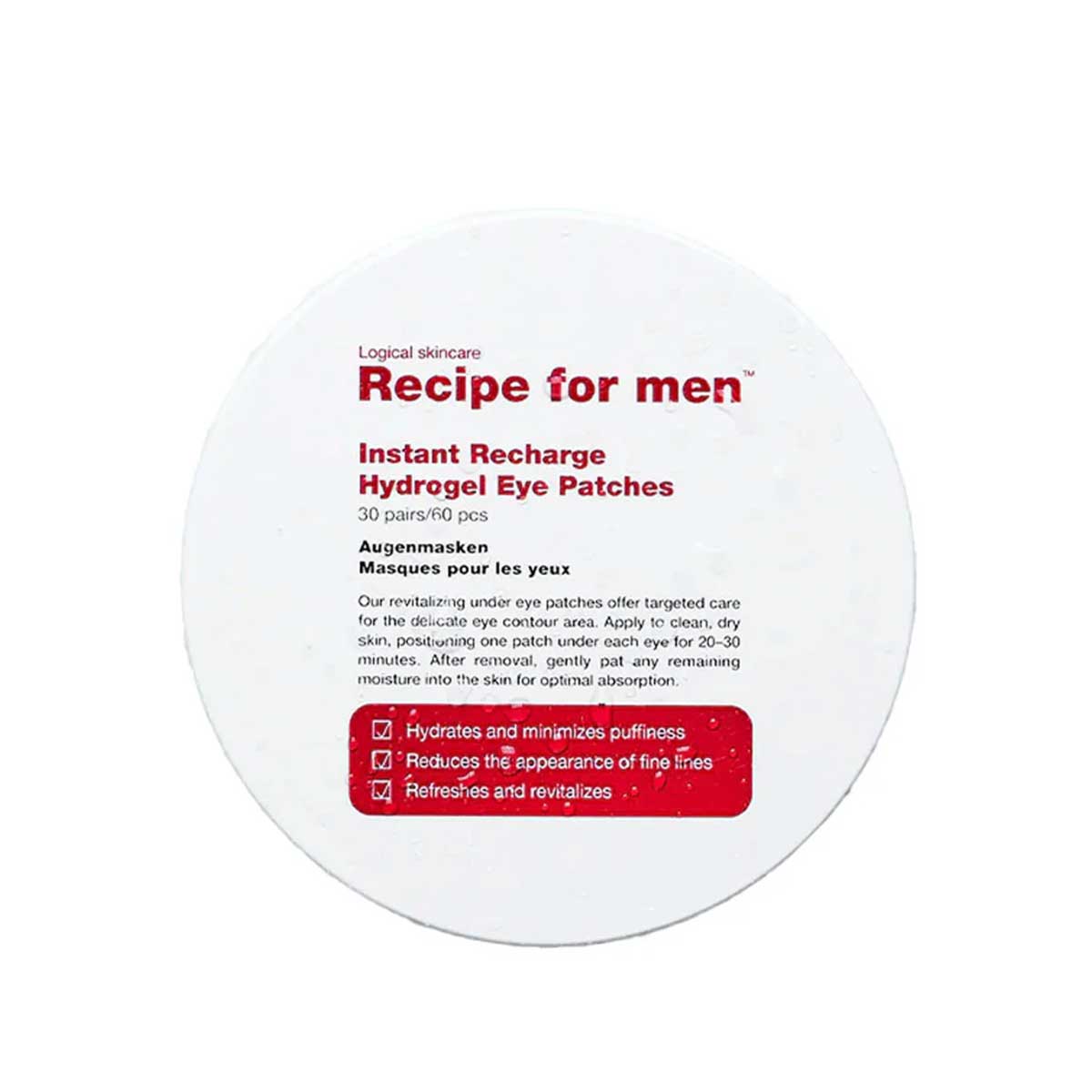 Instant Recharge Hydrogel Eye Patches 60 stuks