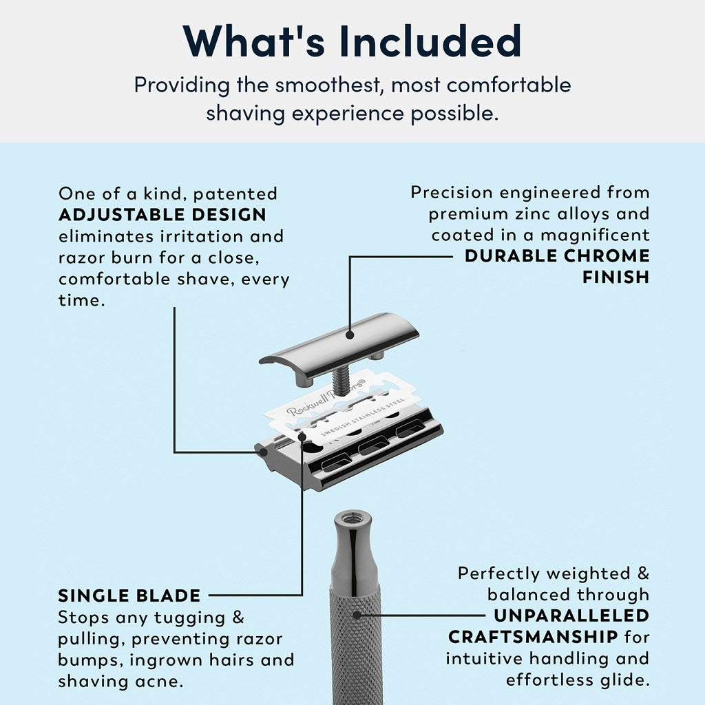2C Double Edge Safety Razor Gunmetal