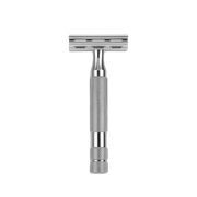 6C Safety Razor White Chrome