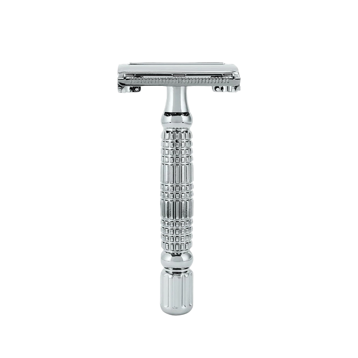 R1 Safety Razor White Chrome