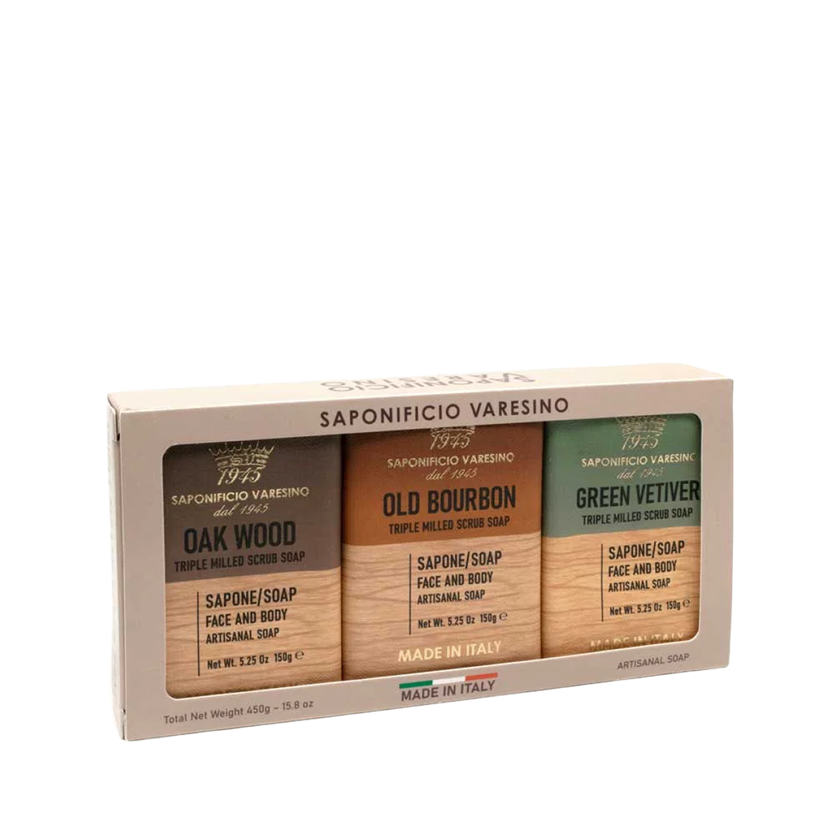 Scrub Soap Gift Set 3 x 150 g