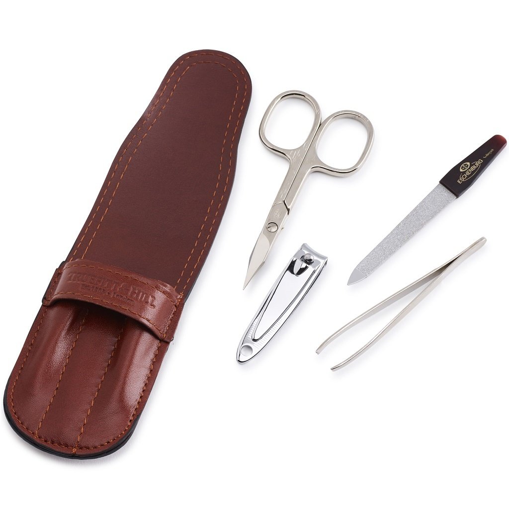 Manicureset Essential Bruin (4-delig)