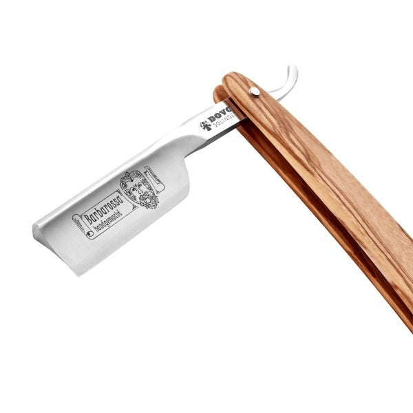 Straight Razor Barbarossa Olijfhout 5/8