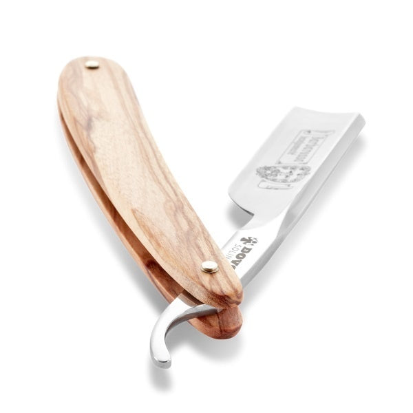Straight Razor Barbarossa Olijfhout 5/8