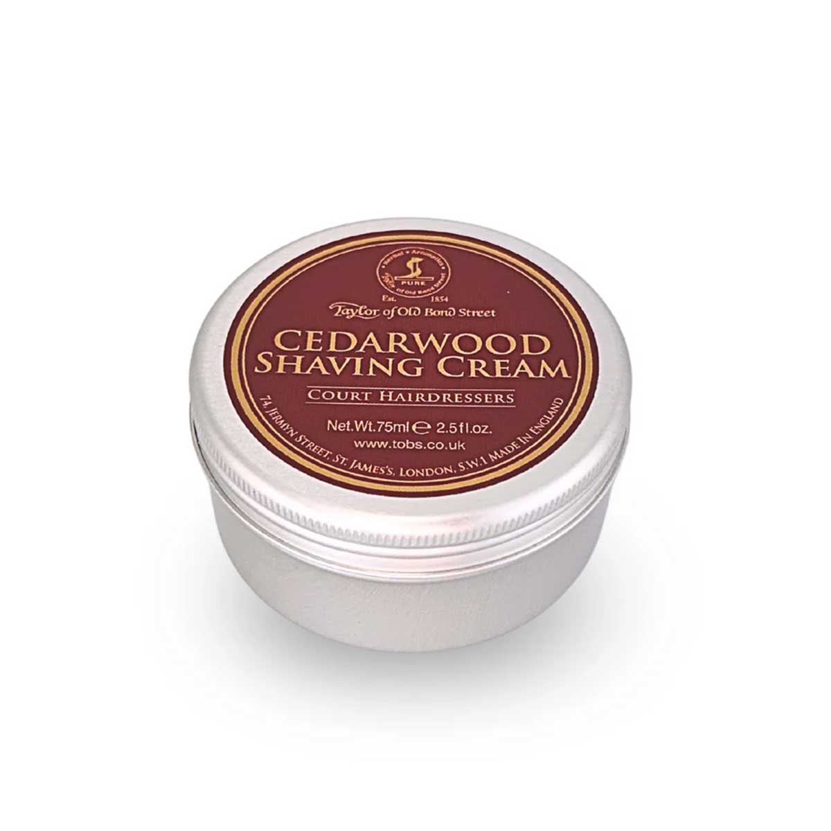 Scheercrème Cedarwood Travelsize 75 ml
