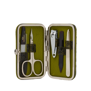 Medium Manicure Set Olive Green 5-Piece